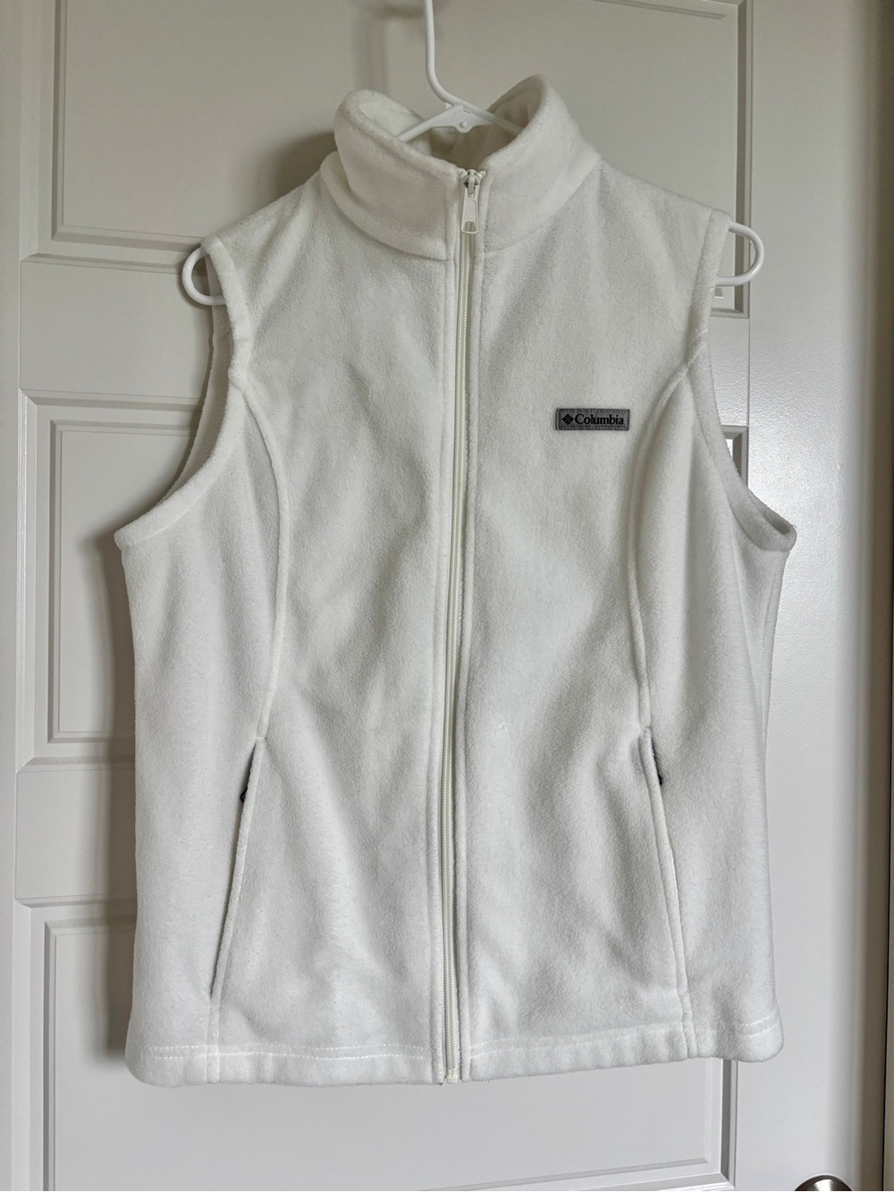Columbia Benton Springs Fleece Vest White Women's L